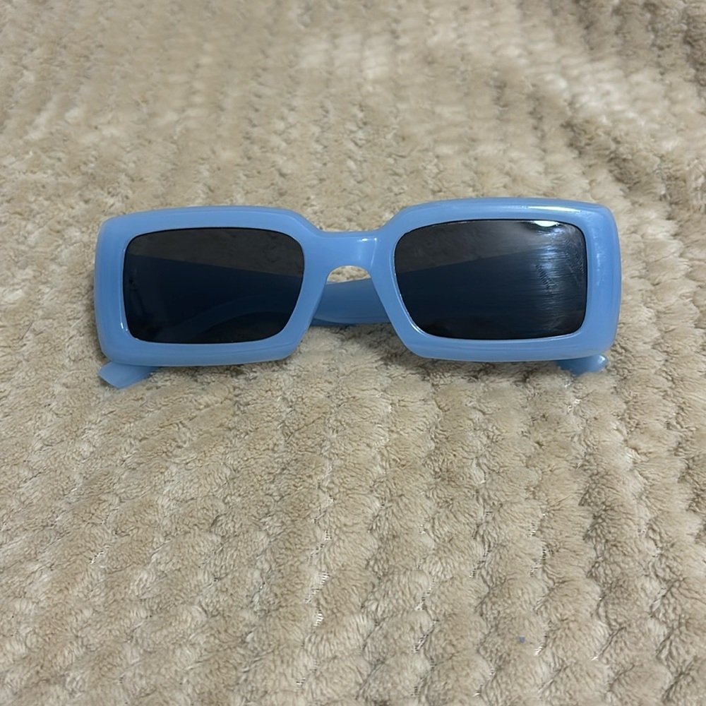 Blue sunglasses